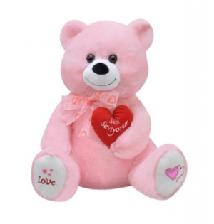 Oyuncak Pembe Yumoş Ayı 3+ Yaş (50 cm)